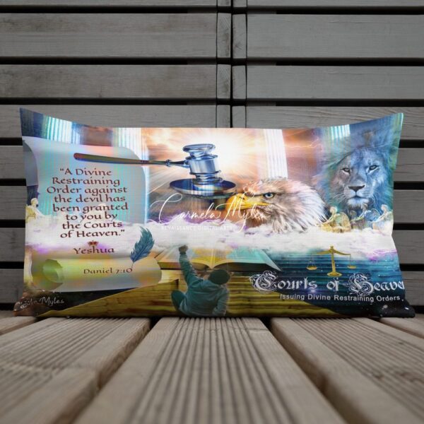 Courts of Heaven Premium Pillow 20x12