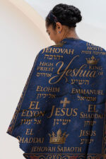 The Names of God Prayer Shawl and Blanket 60 x 80