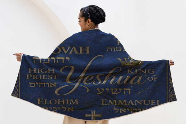The Names of God Prayer Shawl and Blanket 60 x 80