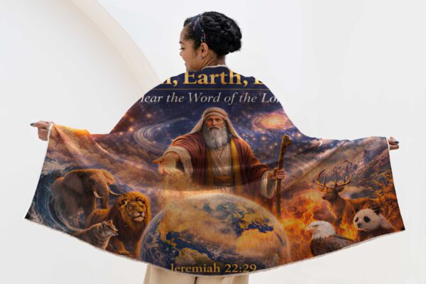 Speaking to the Earth Prayer and Throw Blanket