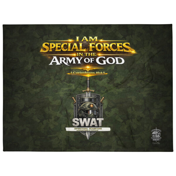 SWAT_Special Forces in the Army of God Throw Blanket