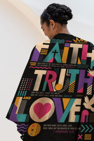 Scarf - Faith, Truth, Love