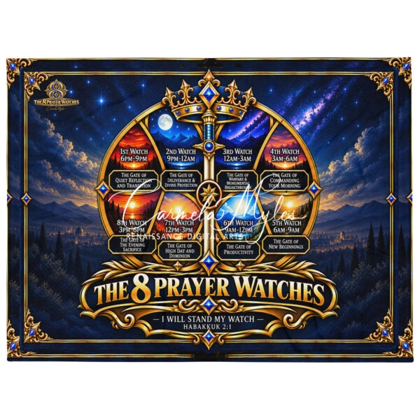 8 Prayer Watches Prayer and Throw Blanket